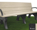 Classic ADA Compliant Bench - 6ft with Arms