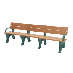 Classic Backed Bench - 8ft with Arms