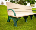 Classic ADA Compliant Bench - 8ft with Arms
