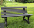 Willow Backed Bench - 4ft without Arms