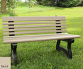 Willow Backed Bench - 4ft without Arms