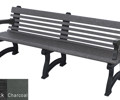 Willow Backed Bench - 6ft with Arms
