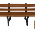 Willow Backed Bench - 8ft without Arms