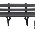 Willow Backed Bench - 8ft without Arms