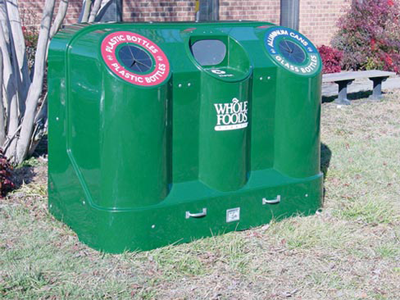 Profile 3 Compartment Recycling Container